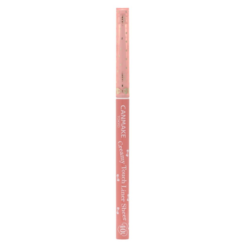 Canmake Creamy Touchliner, Sheer 40th True Red Eyeliner Gel, Smooth,