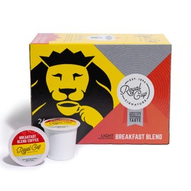 ROYAL CUP SIGNATURE COFFEE - Breakfast Blend Light Roast Single-Serve Capsules - 24 Pack