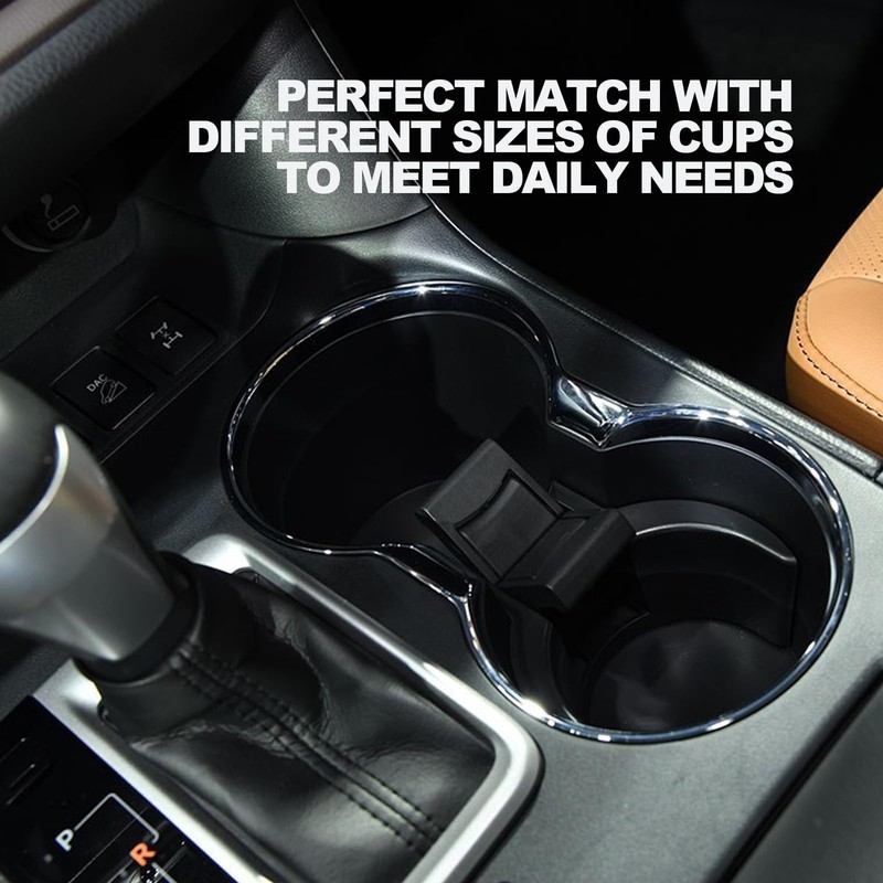 CmeRto Cup Holder Insert Divider, Compatible with 2014-2019 Toyota Highlander,