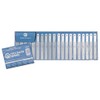 Precision Brand 19G20 Assorted 20 Piece Steel Feeler Gage Poc-Kit, High Carbon Spring Steel, Sturdy Vinyl Case, 1/2â³ x 5â³ Blades