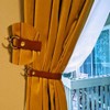 Leather Curtain Tie Backs - 2Pcs glrovazas Curtain Rod Holder