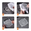 RecDec 30 Pack Disposable Shower Drain Cover 6'' Non-Slip Self-Adhesive