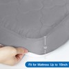 Cot Mattress Pad - Waterproof Quilted Cot Size Mattress Cover