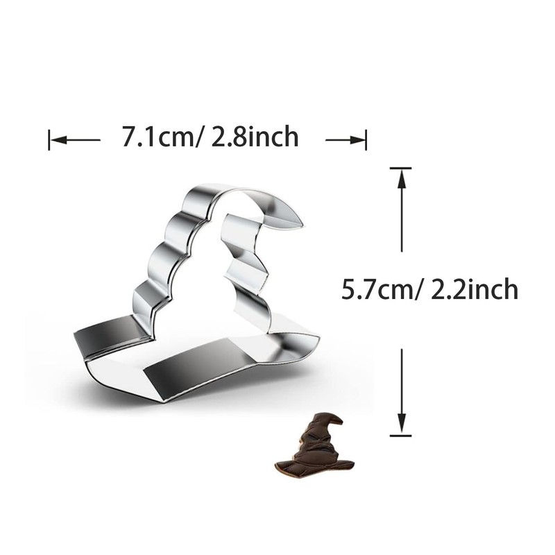 WDYJMALL Magic Wizard Hat Shape Cookie Cutter