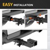YZONA Trailer Receiver Hitch Riser & Extender Adapter, 2" Drop/Rise,