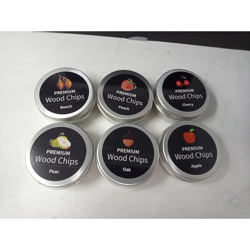 AFN COCKTAIL SMOKER KIT W/TORCH 6 FLAVORS WOOD CHIPS-See Flavors