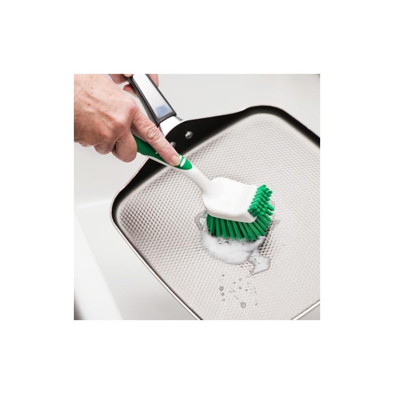 Libman - Juego de cepillos para platos con mango largo,
