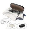 2 Packs Metal Folding Reading Glasses with Case Slim Stylish