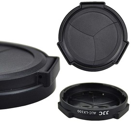 Auto Open and Close Lens Cap Protector for Leica D-LUX 8 D-LUX (Typ 109) D-LUX 7 Panasonic Lumix LX100 II (DC-LX100M2) DMC-LX100 Replaces DMW-LFAC1K Automatic Lens Cap, Fits Filter Thickness Below 8mm