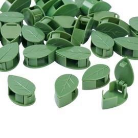 CIQIYO 30/60/100PCS Plant Climbing Wall Fixture Clips,Invisible Wall Plant Vines Fixing Clips,Self-Adhesive Vine Support Holder for Climbing Plants. (100, Green-Leaf Shaped)