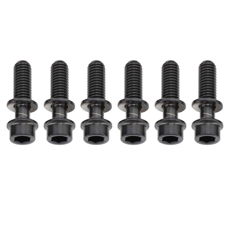 6Pcs Bike Screws Bolts Set Mountain Bicycle Handlebar Stem Ti