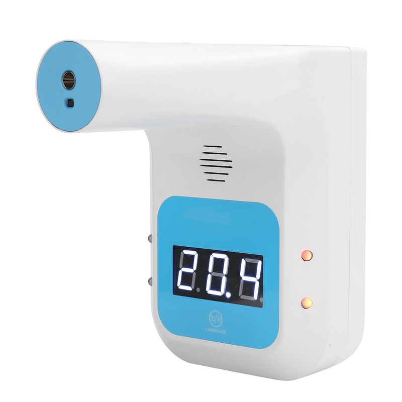 Infrared Forehead Thermometer Non Contact Digital LCD Wall Mounted Thermometer
