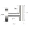 Tuggui Towel Robe Hook SUS 304 Stainless Steel Wall Mount