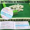 fooind 420 Pcs Mahjong Line Finder Reader Notes, Highlighter Tape