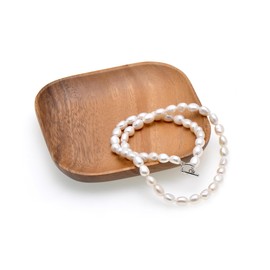 8-9MM Freshwater Cultured Baroque Pearl Necklace for Women, 20 Inches