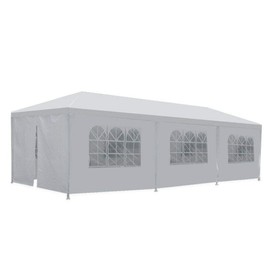 10'x30' White Outdoor Gazebo Canopy Wedding Party Tent