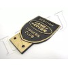 Falon BRONZE SOLID DIE-CAST "LAND ROVER OWNERS CLUB SCOTTISH" BADGE