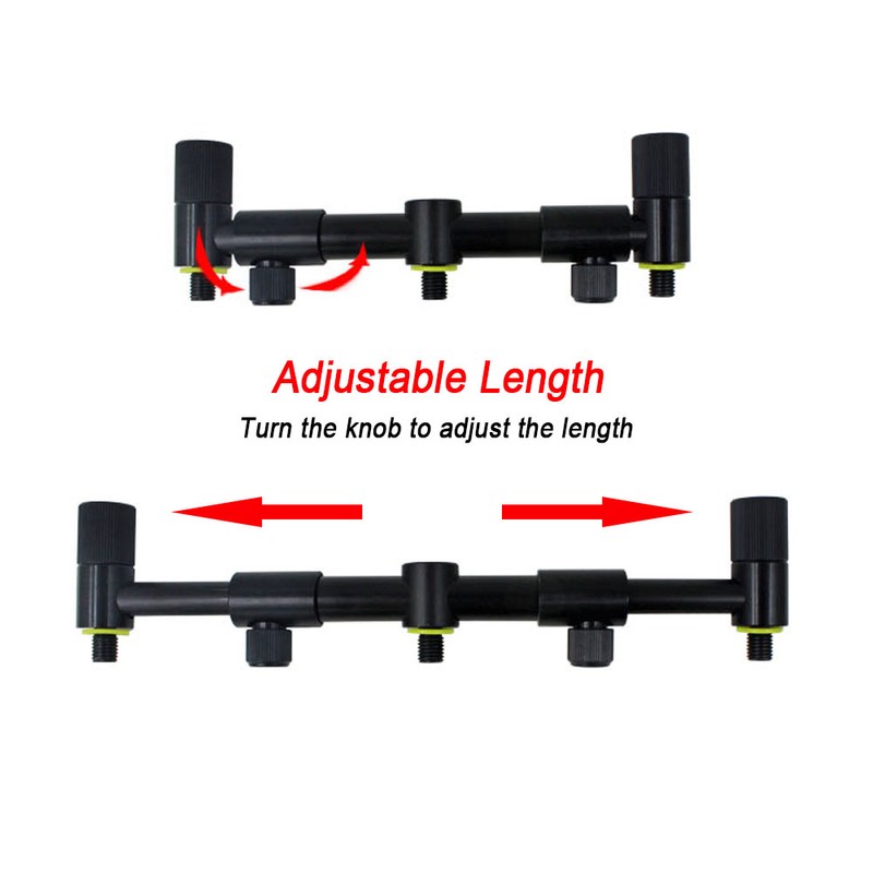 Extending Bank Stick Carp Fishing Adjustable Aluminum Bankstick Pole Rest