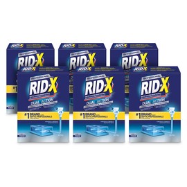 RID-X Professional Septic Treatment, 12 Month Supply Of Powder (6 Packs x 2 Month Supply), 117.6 oz
