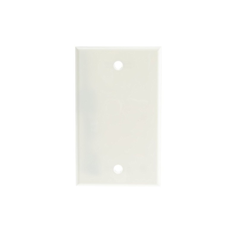 Wall Plate, White, Blank Cover Plate