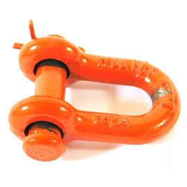 CM Steel Round Chain Shackles 3/8" Chain Size 1-1/2 Ton Load Limit (Pack of 2)