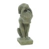 Solid Rock Stoneworks Dog with Basket in Mouth Concrete Statue,