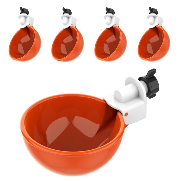 (5 Pack) Lil Clucker Large Automatic Chicken Waterer Cups |