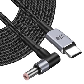 MEIRIYFA USB C to DC 5.5mm x 2.5mm Power Cable Quick Charging Cord PD 140W 7A USB Type C Input to DC5.5x2.5mm Output Power Cable for Phones, Tablets, Laptop, Router (1.8M) (DC 5.5mm x 2.5mm)