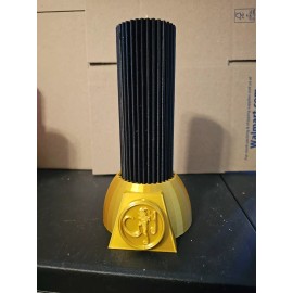 Power Rangers Black Candle Tea Light With Gold Base Prop Display