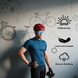 OULIQI Cycling Glasses Women Men - Sports Sunglasses & Quick Glasses with UV400 Protection for MTB Road Bike Cycling Running Biking Jogging Outdoor Sports