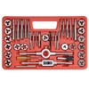Anfrere 40pcs Metric Tap and Die Set, Metric Standard Rethreading