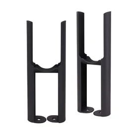 NRG Black Pair of Radiator Floor Mounting Feet Kit for Traditional 2 Column Radiator