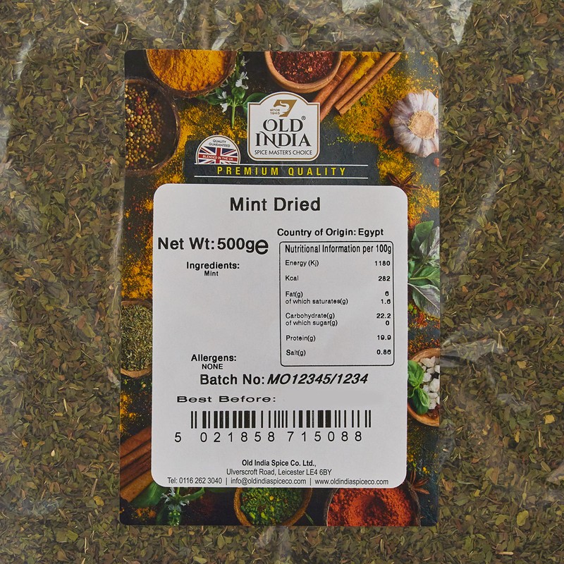 Old India Mint Dried 500 g