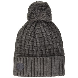 Buff Unisex's AIRON Knitted & Polar Hat Kids, grey, One Size