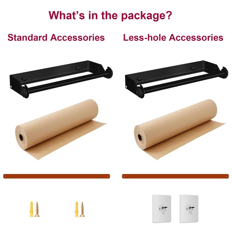 FanSiVoKe 12" Kraft Paper Dispenser Wall Mount, Butcher Paper Dispenser