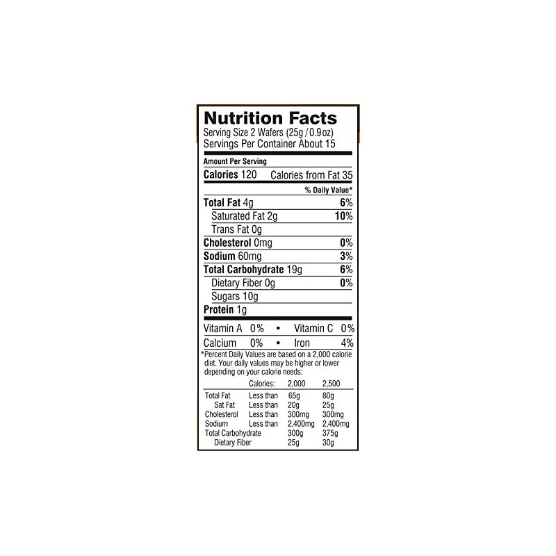 Pepperidge Farm Crème Filled Pirouette Rolled Wafers, Chocolate Hazelnut, 13.5-ounce