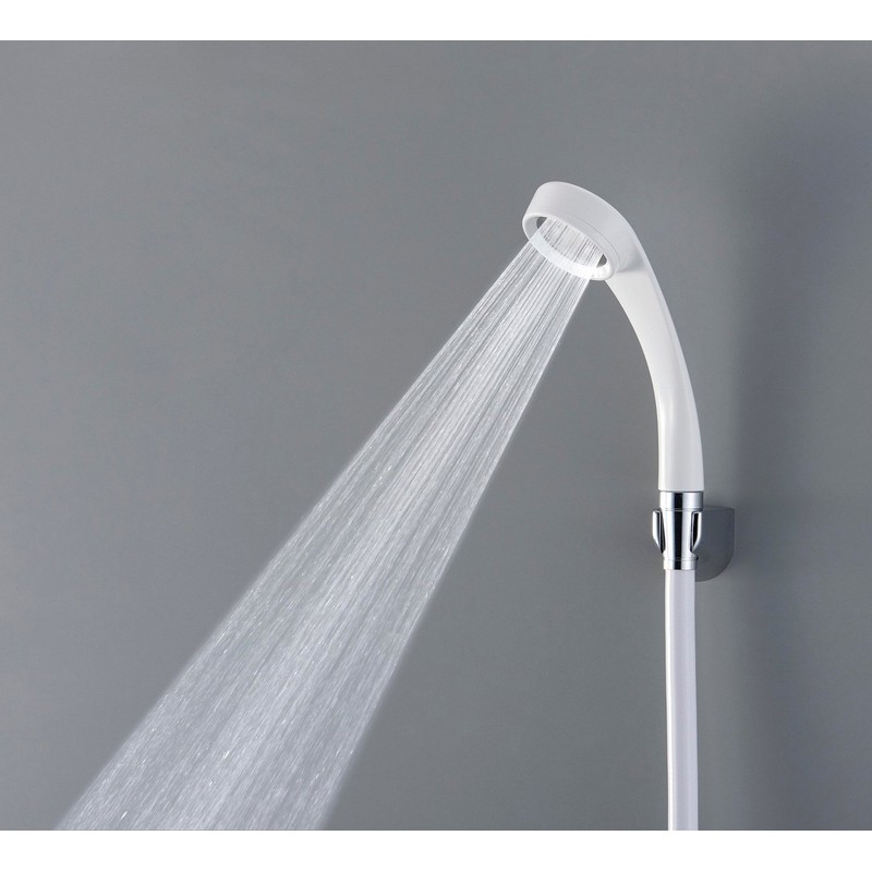 SANEI PS324-80XA-MW2 Flat Shower Head, Water Saving Type