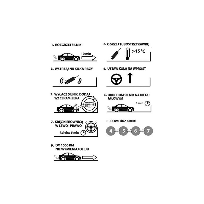 Ceramizer CK - Ceramic Additive For Hydraulic Power Steering System