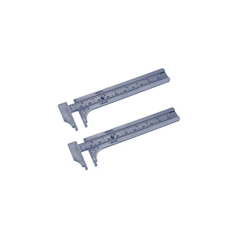 sourcing map Vernier Caliper 10cm 4 Inch Metric Mini Double