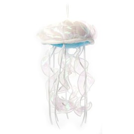 The Petting Zoo White Moon Jellyfish Stuffed Animal Plushie, Wild Onez Sealife Animals, Moon Jellyfish Plush Toy 8 inches