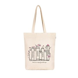 Eco Right Unisex Shopping Bag, Vintage Books
