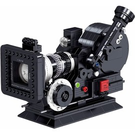 FULHOLPE Technic SLR Camera Building Kit, 608 PCS Retro Digital Camera Building Model Set, Digital Camera Construction Kit for Kids Adult Compatible with Major Brands