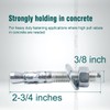 Horiznext 3/8 Concrete Anchors, Zinc-Plated Carbon Steel 3/8 Wedge Anchors
