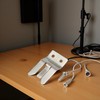 1Pc Silver Metal Mic Holder/Clip Cb Mic Holder- Screw in