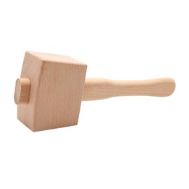 Mipcase Wooden Mallet Hammer for Woodworking and DIY Projects Premium Beech Wood Craft Hammer with Comfortable Grip Compact for Easy Storage and Portable Use Handcrafted Wood Tapping Tool