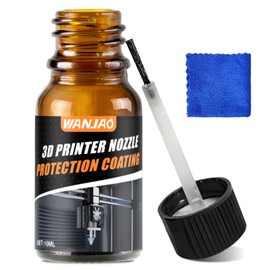 WANJAO 3D Printer Nozzle Protection Coating, 3D Printer Nozzle Cleaner High Temperature, Non-Stick Layer Avoid Nozzle Buildup for Most Printers