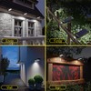 ROSHWEY Solar Gutter Lights 200LM, 18 LED Gutter Solar Lights