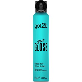 Got2b Prebase de Brillo para el Cabello Got Gloss, Protector Térmico, 200ml