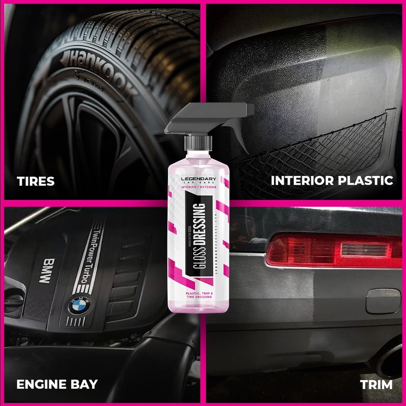 Legendary Gloss Dressing 16oz - Tire Shine Spray & Plastic