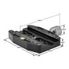 NOTRICKT QRC-20 90mm Quick Release Clamp with Aluminum Alloy Material